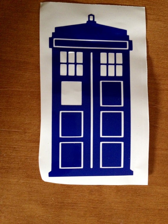 Doctor Who Tardis Vinyl Decal