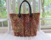 Silk Hand bag  (Silk Handbag; Kimono tote Bag, Silk hand bag, Japanese hand bag, Silk Obi Hand bag, Silk Kimono hand bag, Japanese Handbag)