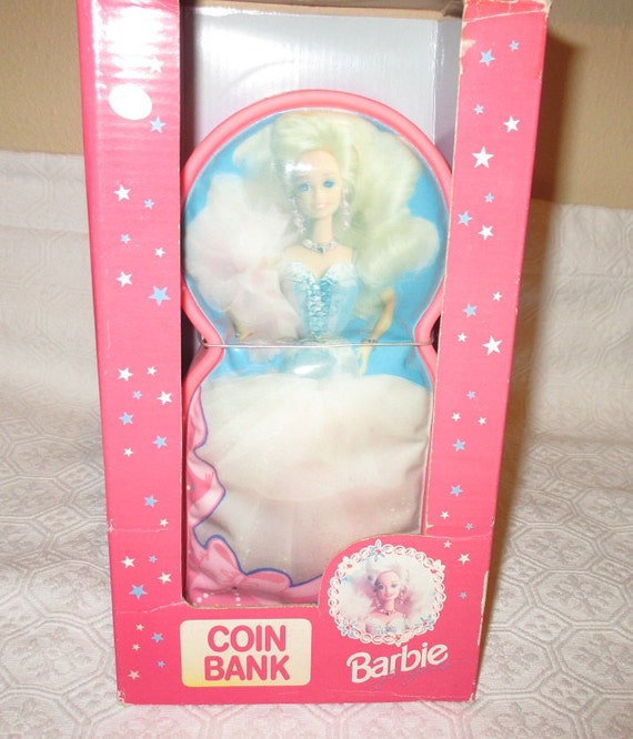 barbie coin bank