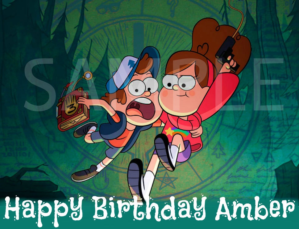 Gravity Falls Edible Image//Cake Topper