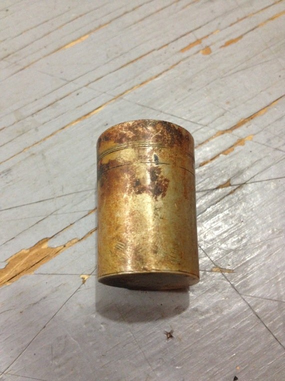 Vintage Antique Brass Cane Ferrule or Tip/Cap