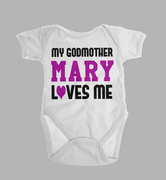 My Godmother Loves Me Baby Girl Clothes Baby Boy by EmeeJoCo