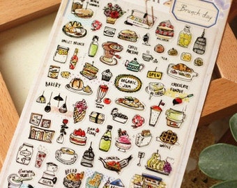 Popular items for food stickers on Etsy