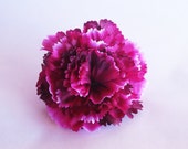 Artificial Flowers Big Bordeaux measuring 3.8" Floral Hair Accessories Flower Supplies Faux Fake