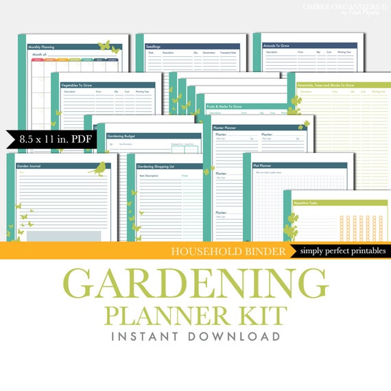 garden planner diary