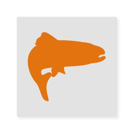 Trout Fish 277 DIY Stencil Clear Plastic Acrylic by StencilLetter