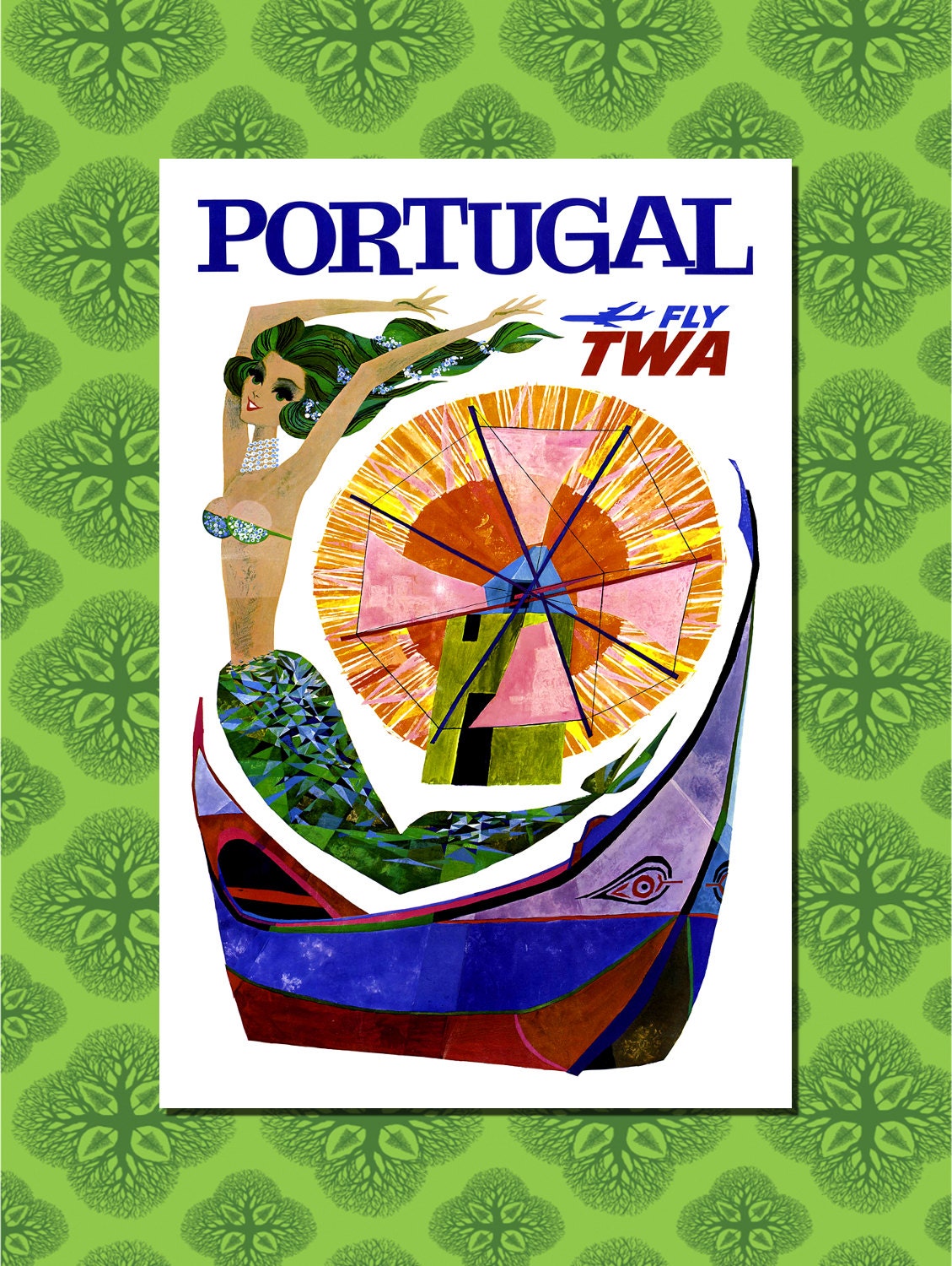 Portugal Travel Poster Wall Decor 7 print sizes available