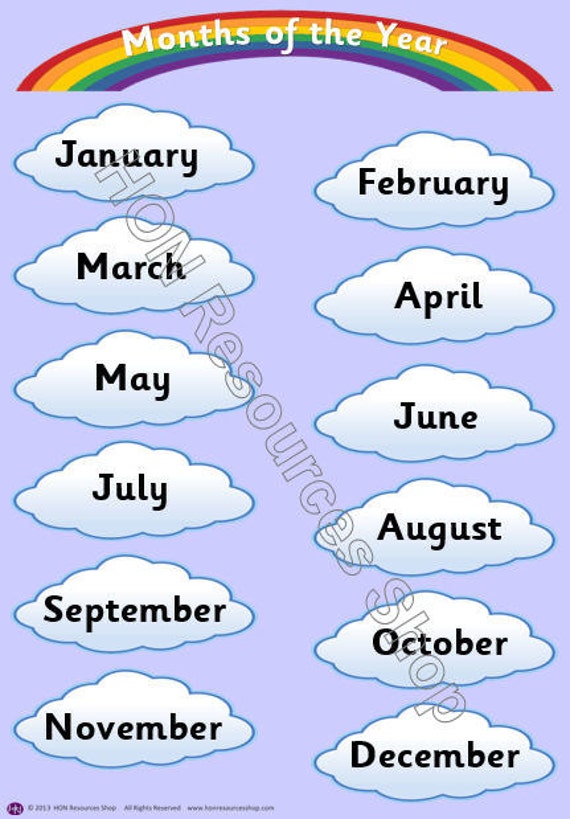 Months of the year. Месяца на английском языке. Месяцы на английском для детей. Months in English. The first month of the year