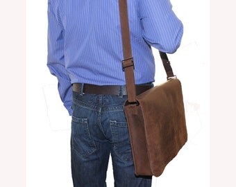Men Messenger Bag Leather Messenger Bag Brown Leather Messenger Bag