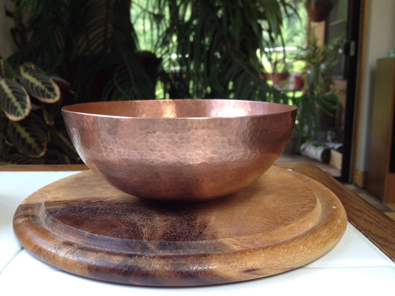 Hand Hammered Medium Size Copper Bowl