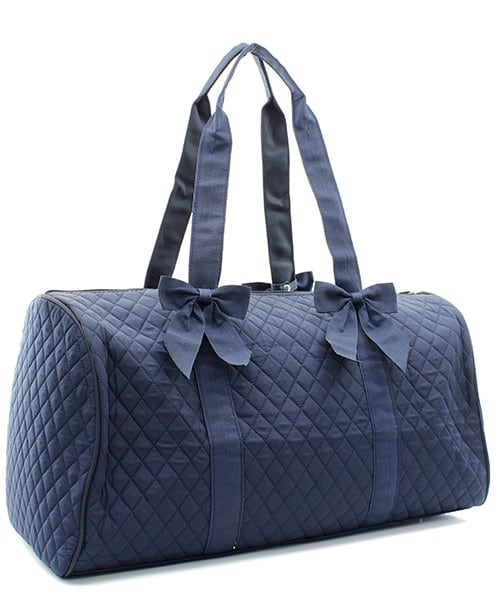 Quilted duffle bag