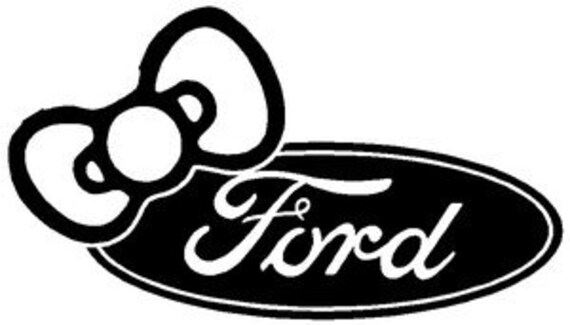 Items similar to Ford Girl Vinyl Decal on Etsy