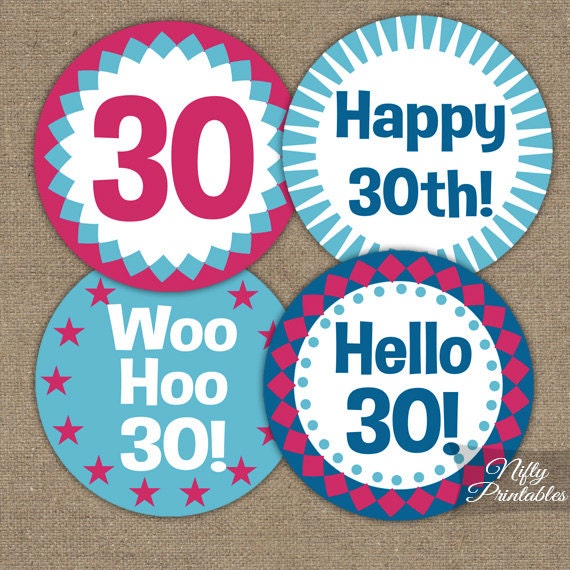 30th-birthday-cupcake-toppers-30th-hot-pink-toppers