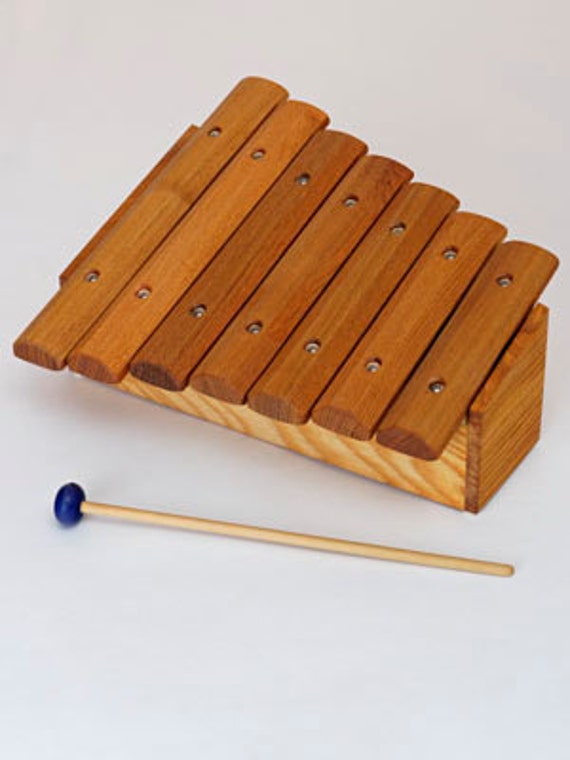 Children wood Xylophone Handmade Pentatonic scale 7