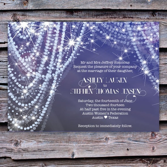 Diamonds And Pearls Wedding Invitations 8