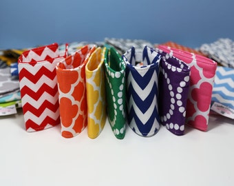 THREE Mason Jar Fabric Sleeves | Mason Jar Cover | Mason Jar Sleeve | Mason Jar Cozy | Mason Jar Cozies