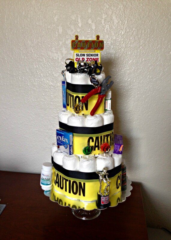 Items similar to 3 Tier Over the Hill Adult Diaper Cake Depends on Etsy