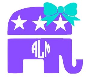 Popular items for republican elephants on Etsy