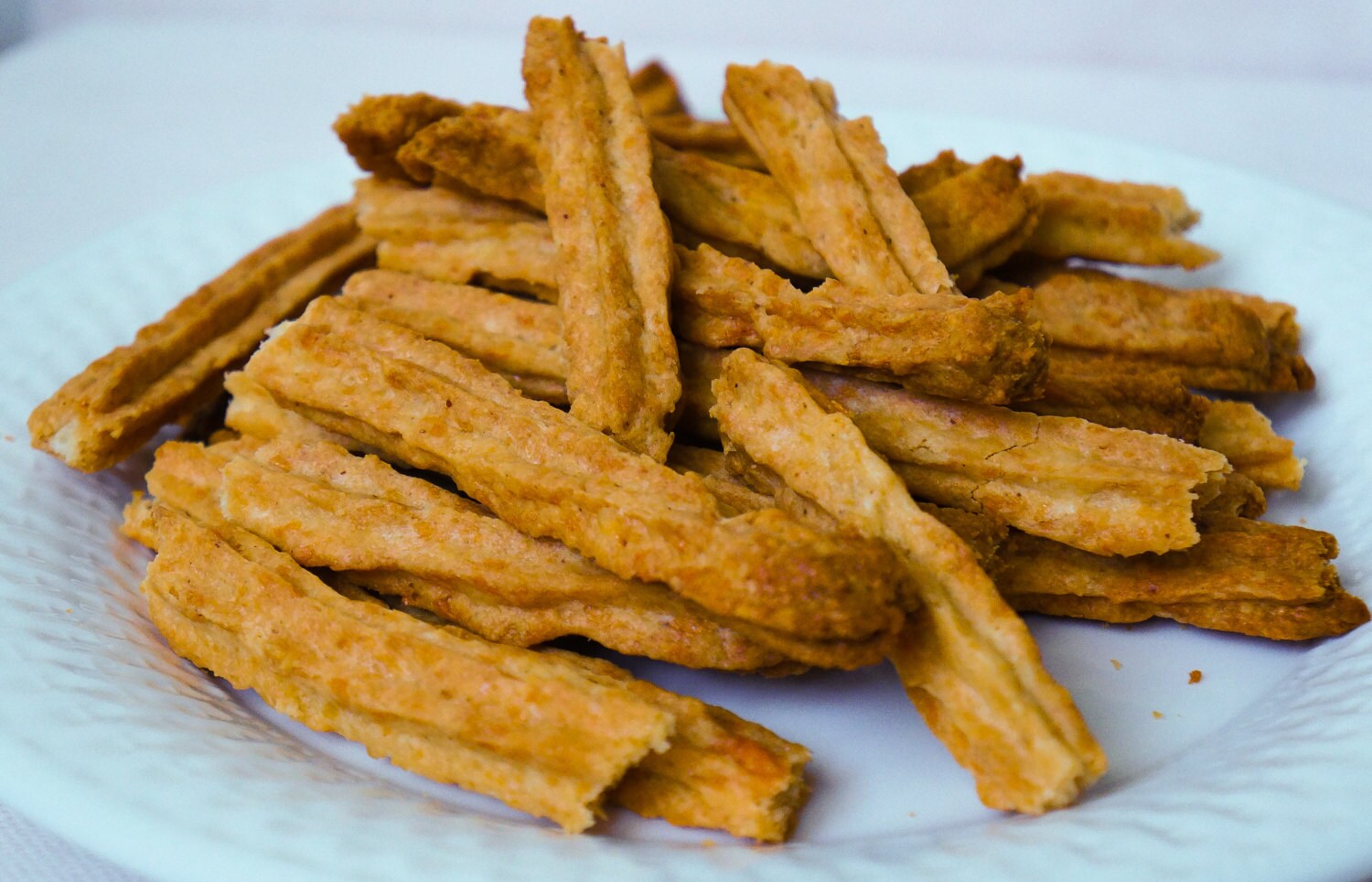 Crispy and Crumbly Cheese Straw Savory Authentic Guyanese.