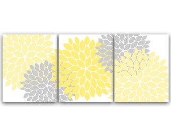 Gray And Yellow Wall Decor