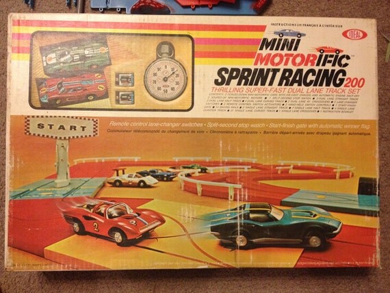 Vintage Ideal's Mini Motorific Sprint Racing 200 Dual Lane