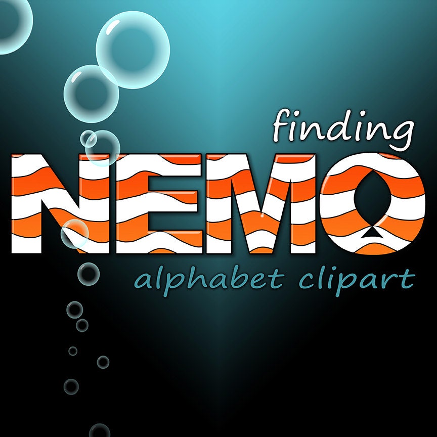 finding nemo font fish