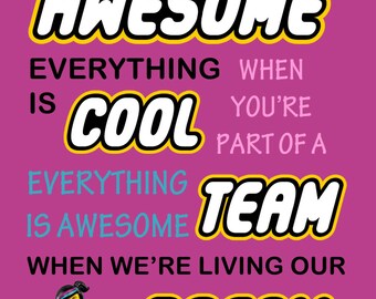 The Lego Movie' Everything Is Awesome' Emmet Printable by MiniPeas