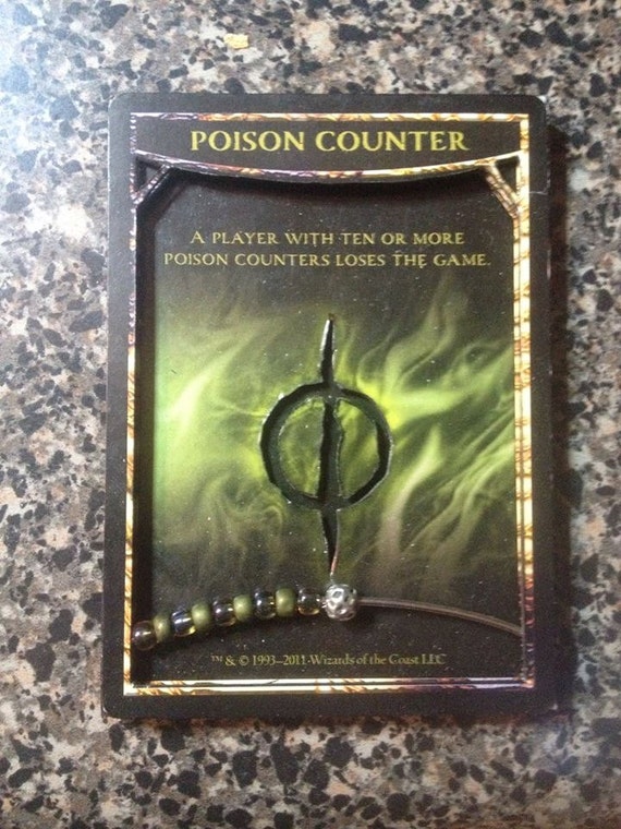 Items similar to MtG 3D Poison Counter Abacus on Etsy