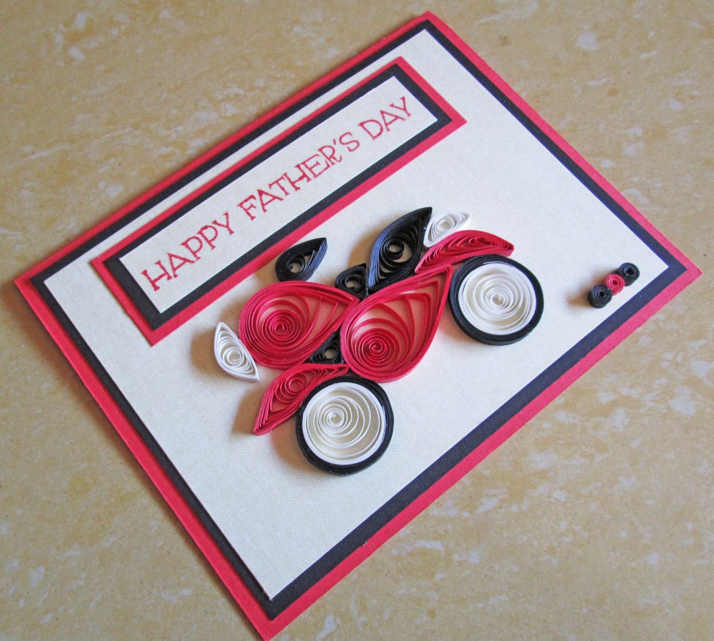 Paper Quilling/ Father's Day Card/ Quilled Fathers Day