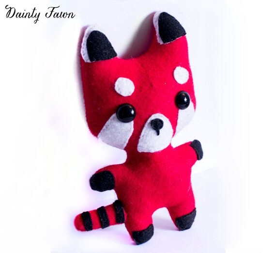 red panda stuffie