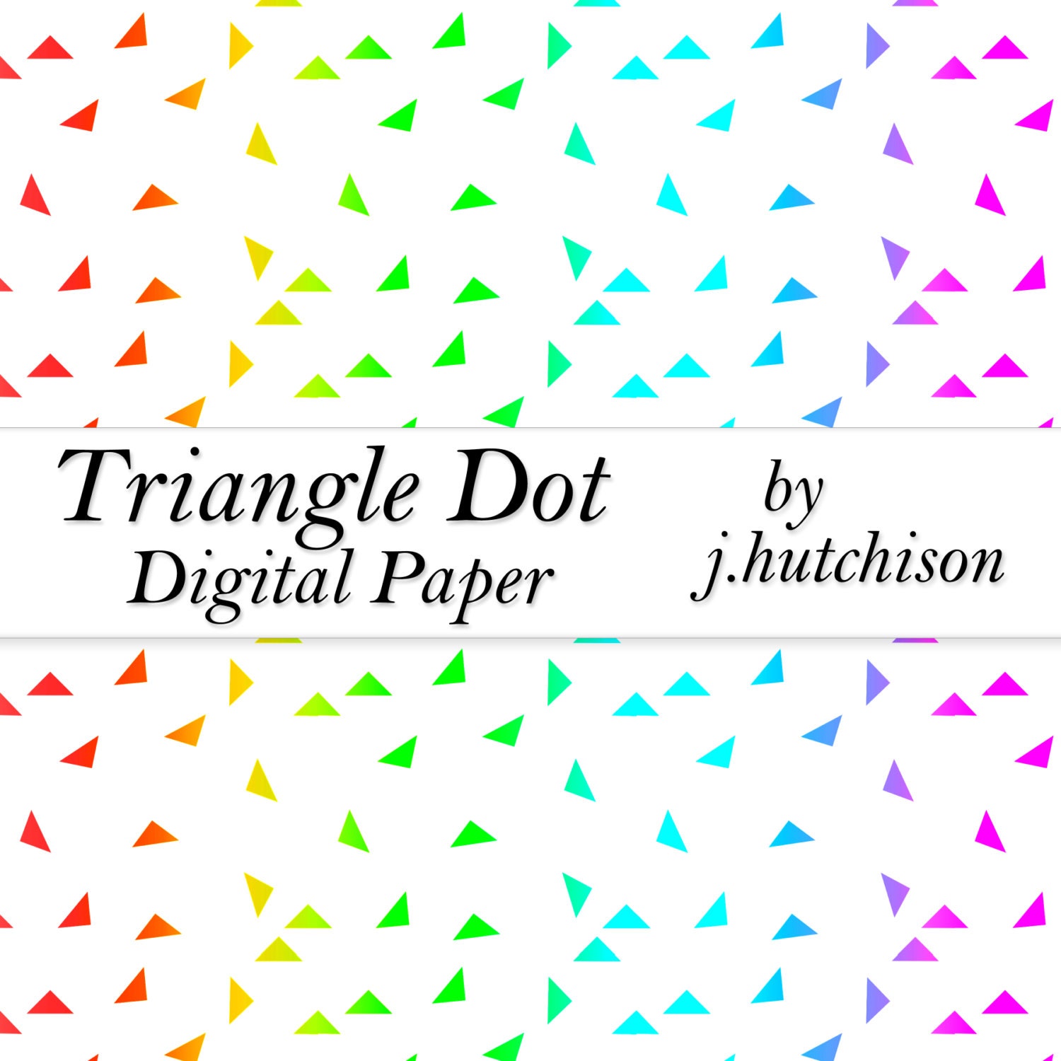 15 count Digital Paper Triangle Polka Dot by jhCollaborative