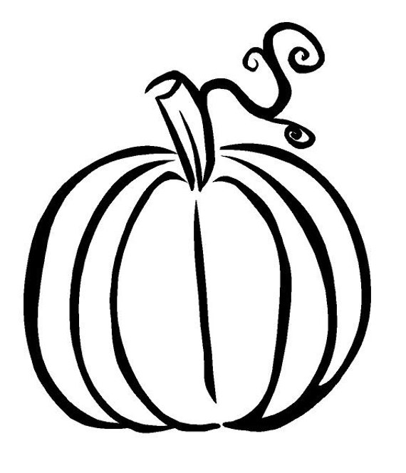 Fall Pumpkin Decal