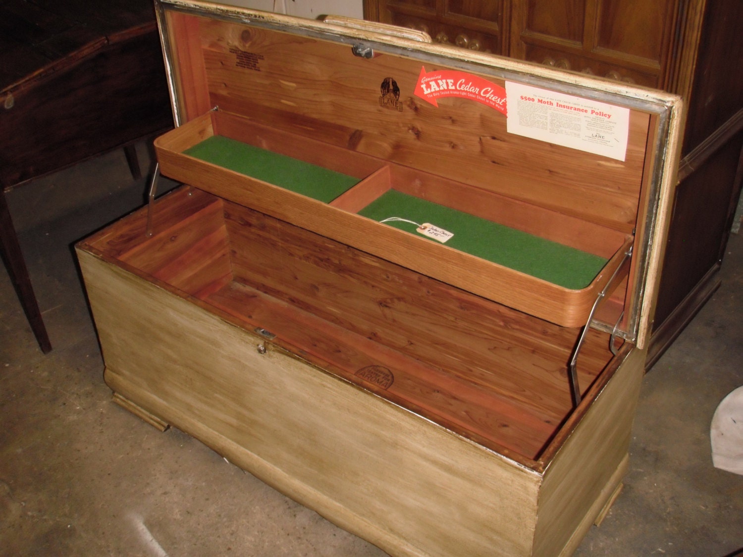 Lane Cedar Chest refurbished. by MrTomsLastChance on Etsy