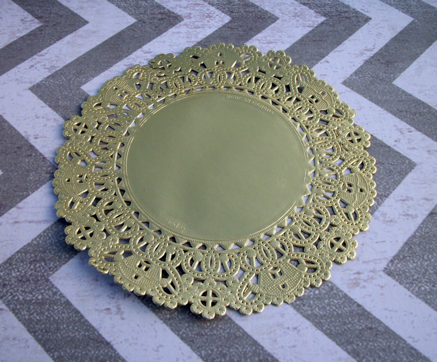 100 Gold Metalic Doily 5 Inch Gold Lace Foil Doilies