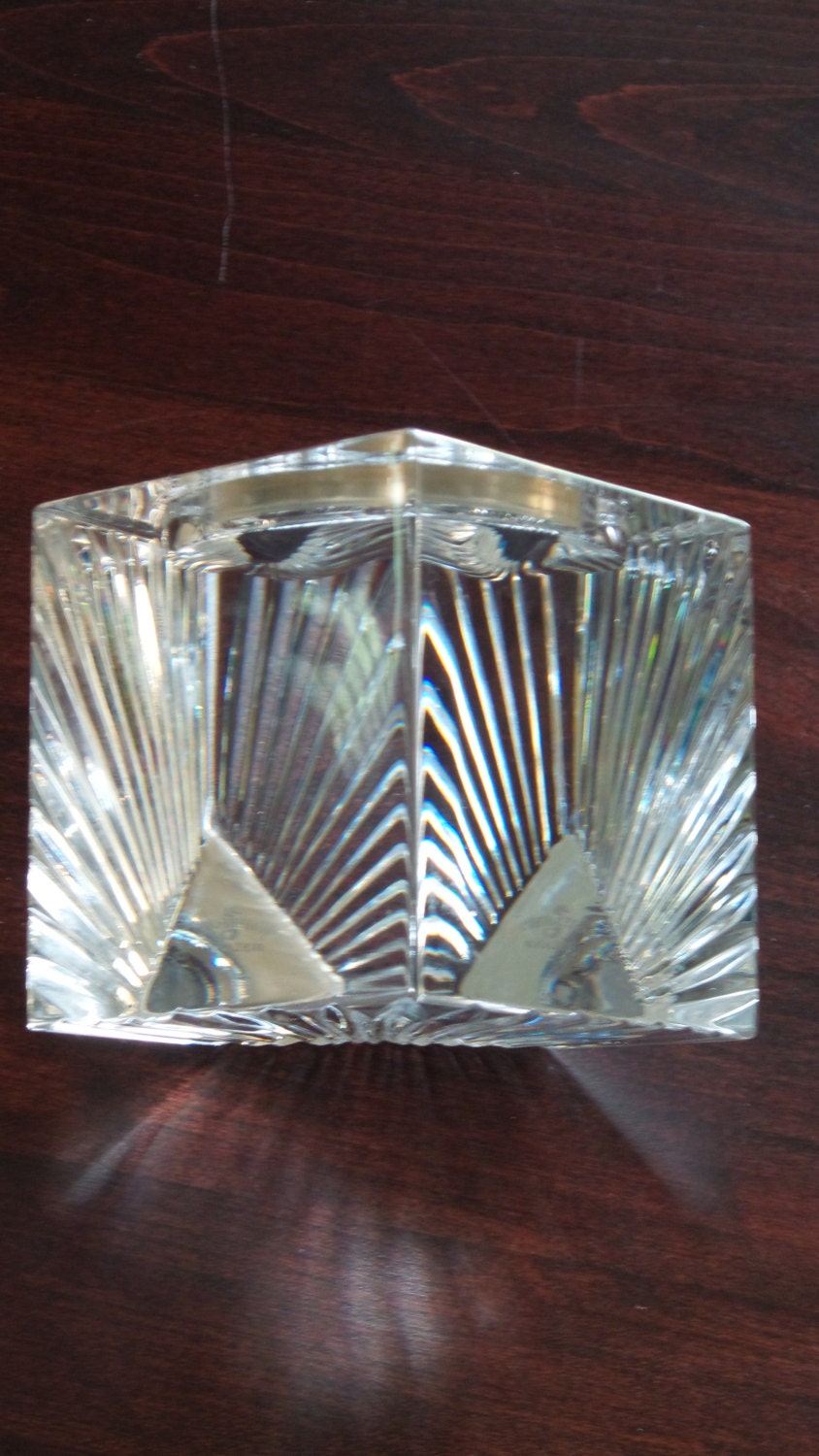 Desk Clock by Waterford Crystal© Cube Shaped