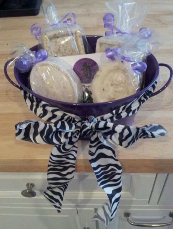 Natural Soaps Gift Basket by NightMagicIndustries on Etsy