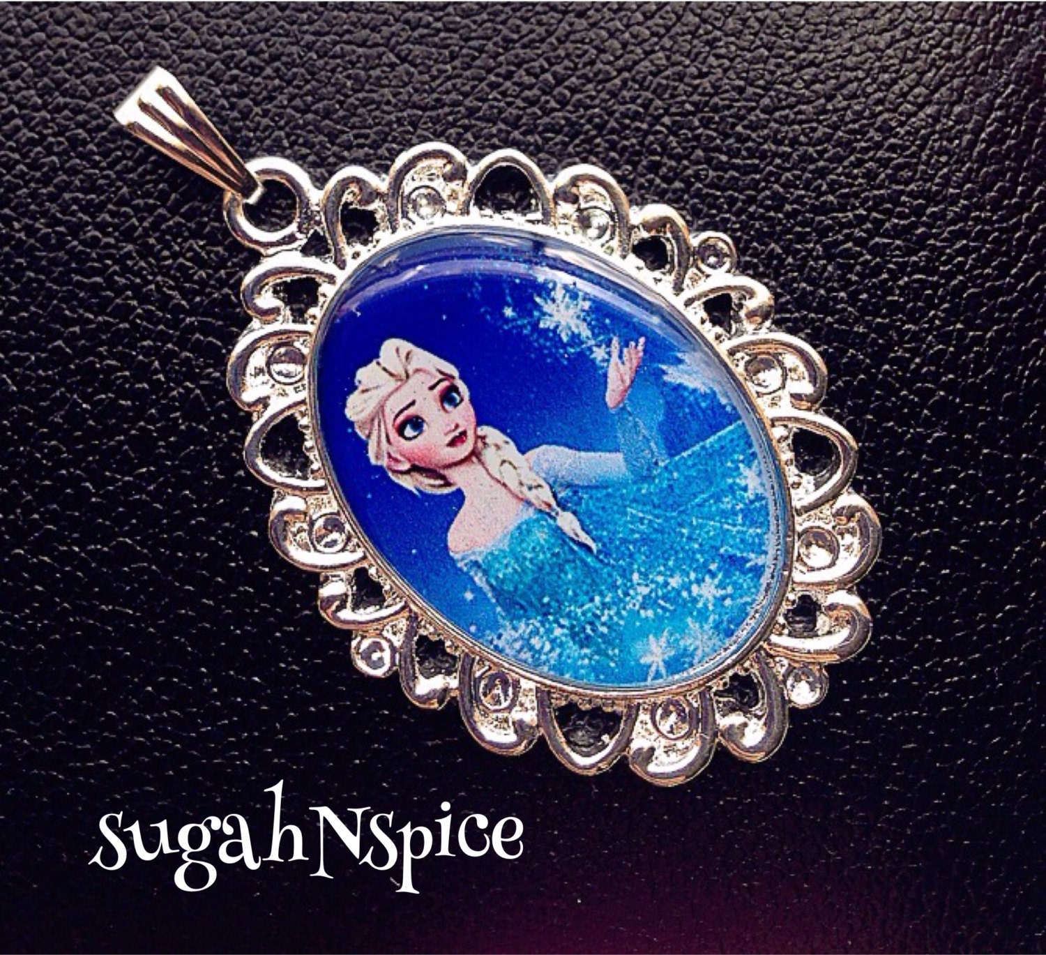 Frozen Elsa Necklace Frozen Pendant Elsa Jewelry Inspired