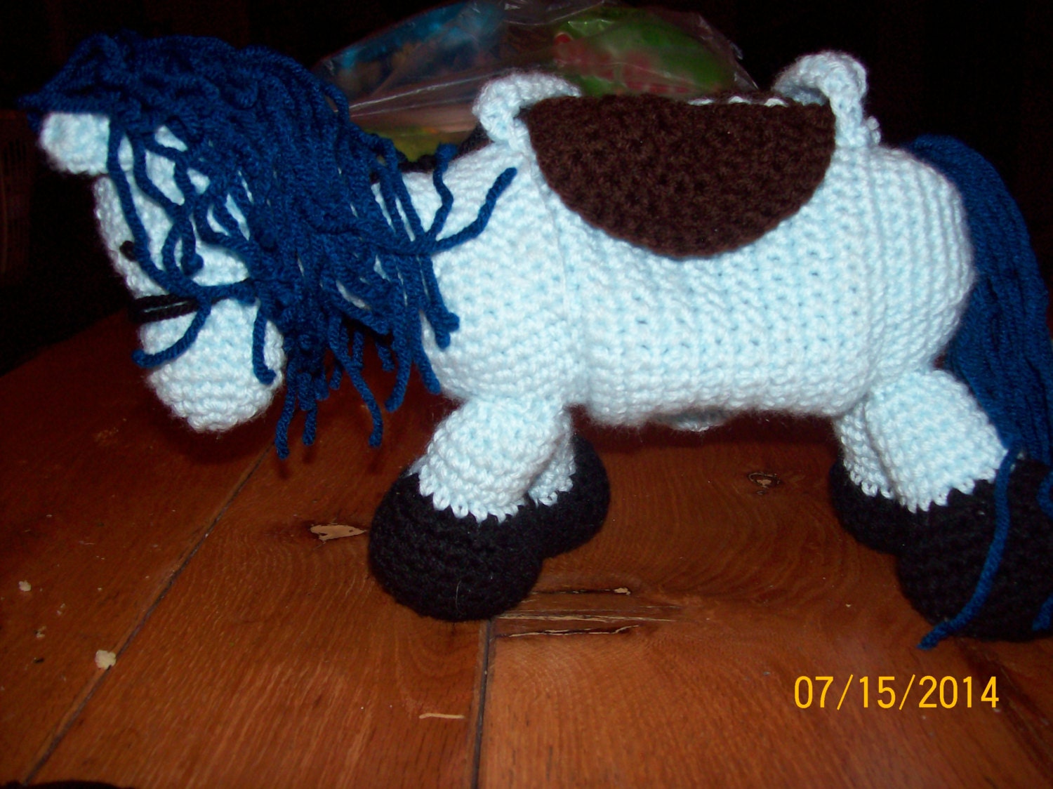 plush horse purse