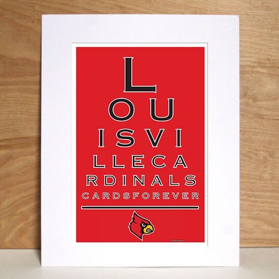 University of Louisville Cardinals Poster Sports by TheBleacherBum