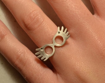 Ring Sterling Silver 925 Luna Lovegood Adjustable Ring Gift under 28 Geek Jewelry Fashion Birthday Gift Idea