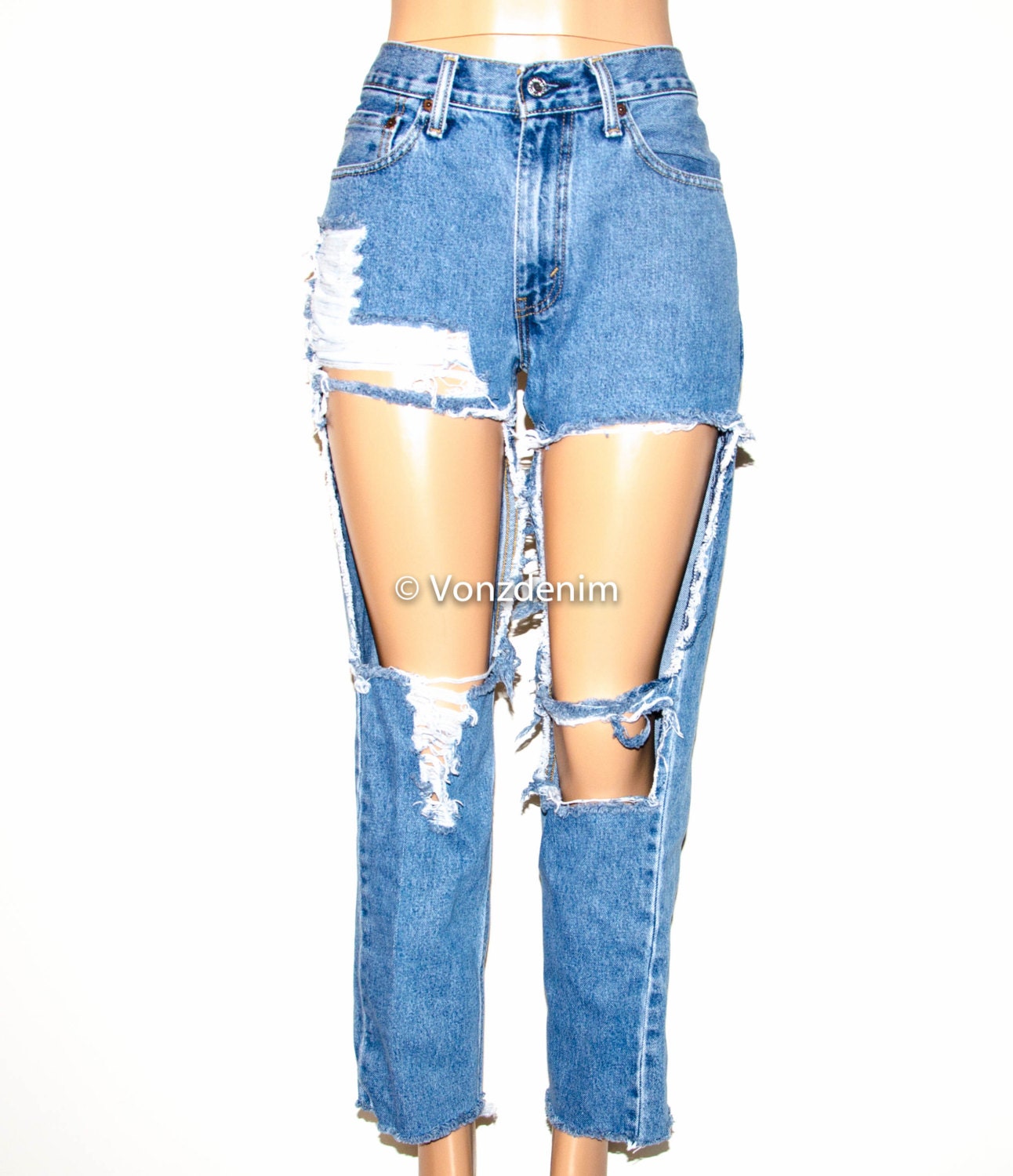 plus size high waisted boyfriend jeans