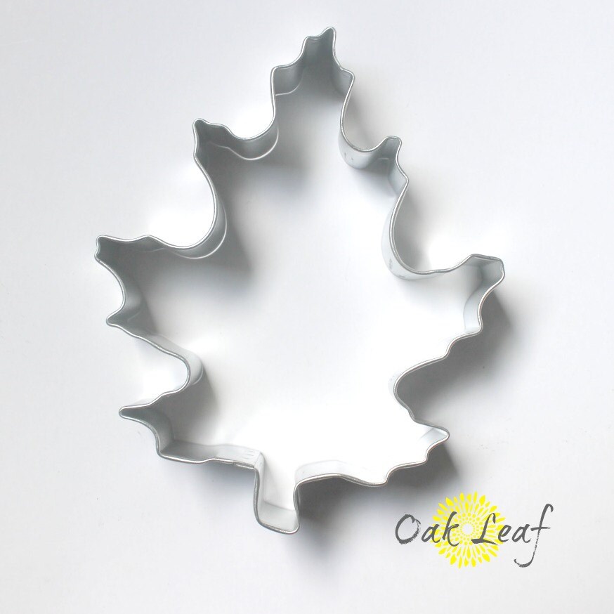 Oak Leaf Cookie Cutter 5 inches Fall Cookie by TheButtercupHouse