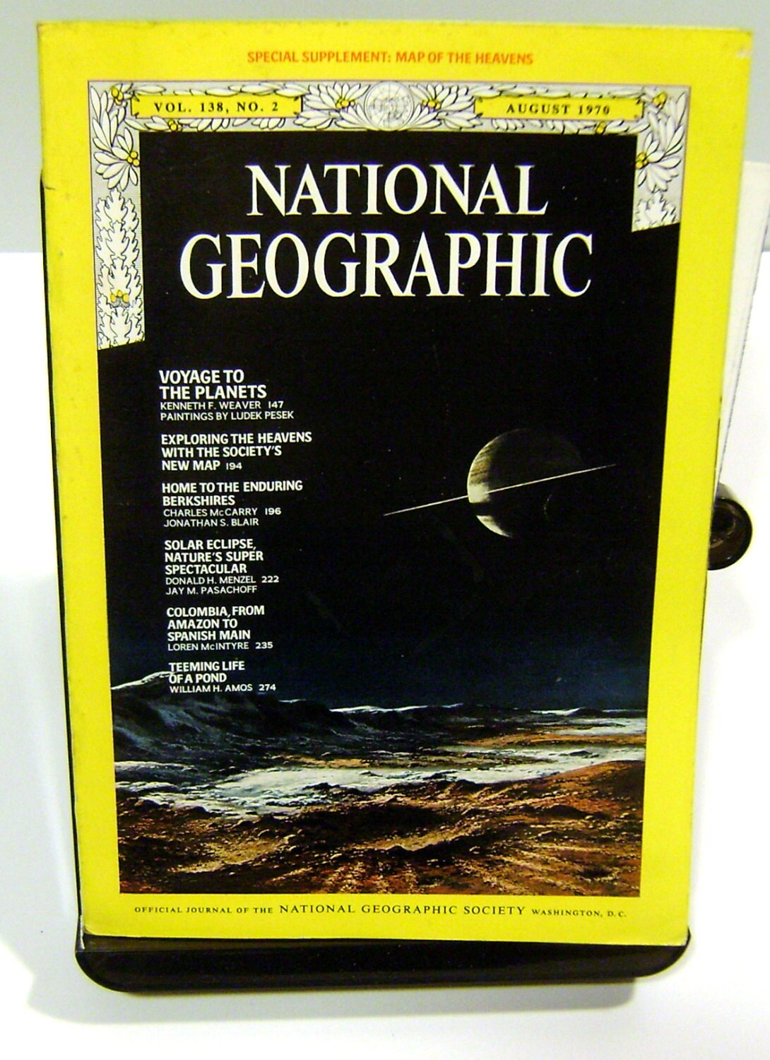 Vintage National Geographic Magazine August by LuxeLiquidation