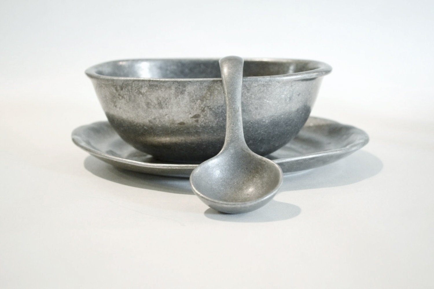 Vintage 1950's Carson Pewter Gravy Boat by UnendingStory on Etsy