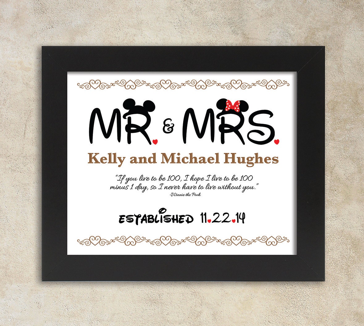 mr and mrs mickey mouse