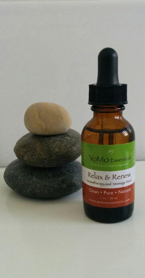 RELAX AND RENEW Organic Aromatherapy and Massage Blend