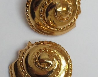 Boucles D'oreilles Vintage Orena Paris - Occasion En Très Bon état, Fermoir Clip