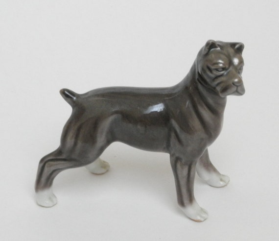 vintage ceramic dog figurine