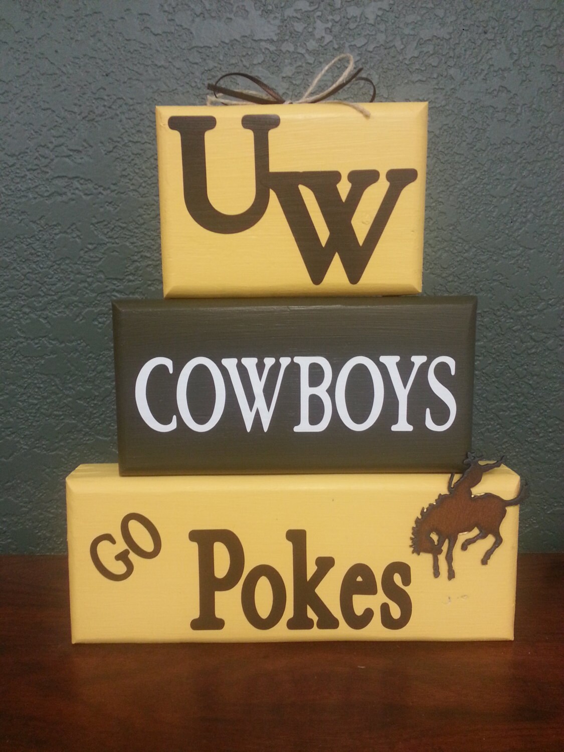 Wyoming Cowboys Go Pokes UW College by CountrySignature