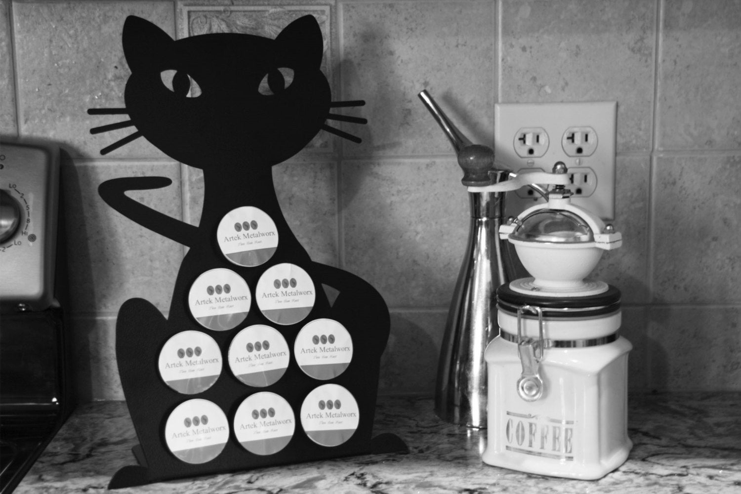 The Coffee Cat KCup Holder Keurig KCup Holder by ArtekMetalworx